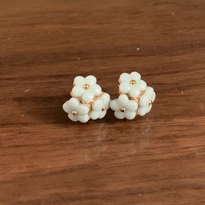 Light Blue Flower Studs